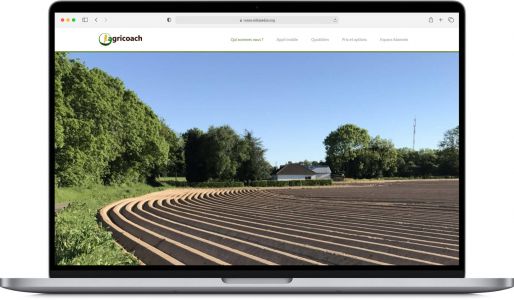 Page d'accueil du projet de planificateur agricole Agricoach